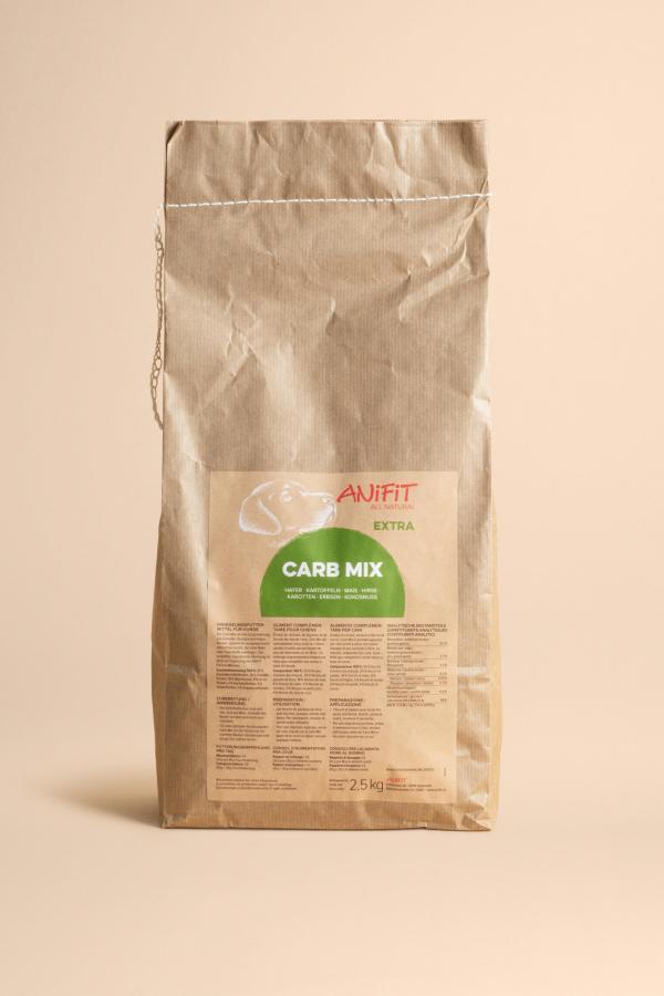 Zusatznahrung für Hunde mit Getreide, Gemüse und Kokosflocken